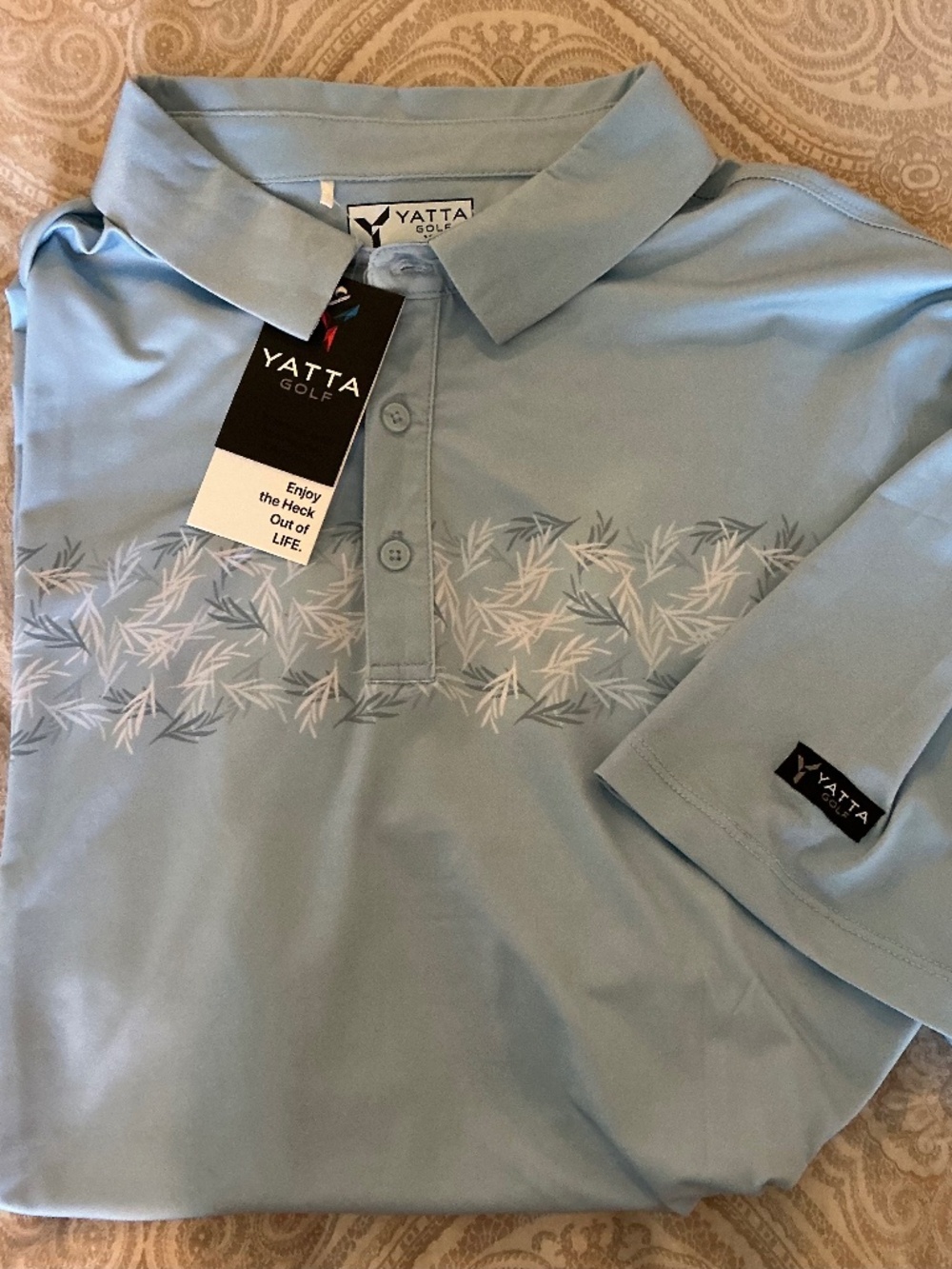 NWT Men’s Yatta Golf Polo XL
